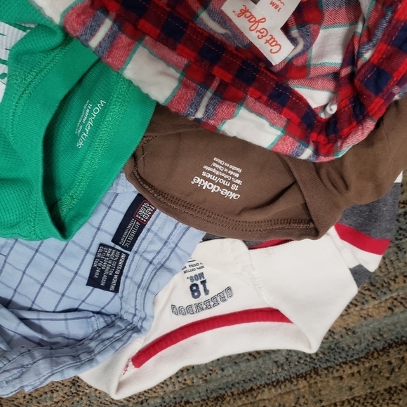Baby boys size 18M long sleeve shirt bundle of 13 - Picture 7 of 8